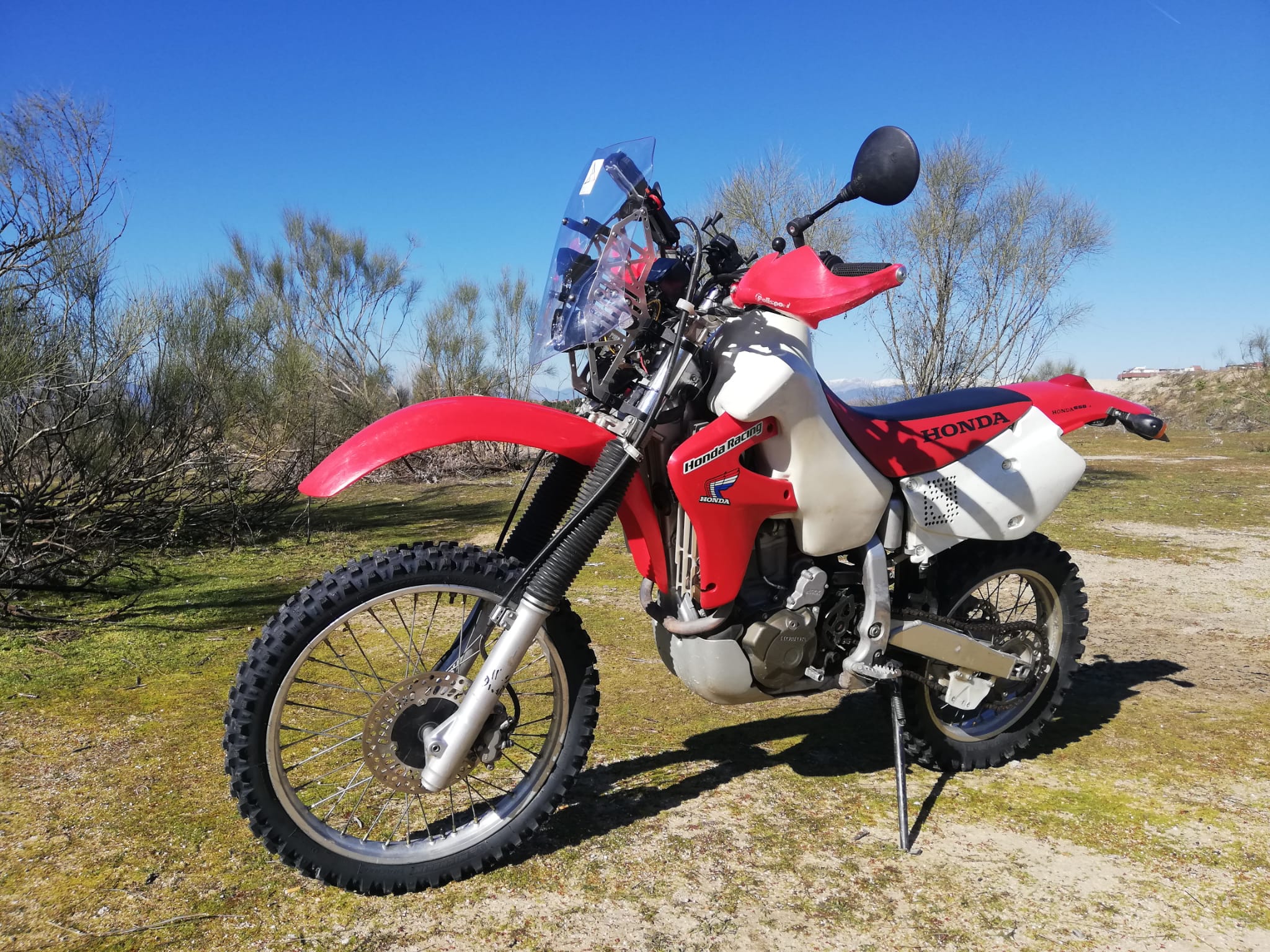 Soporte de navegación móvil Universal para moto Enduro Trail